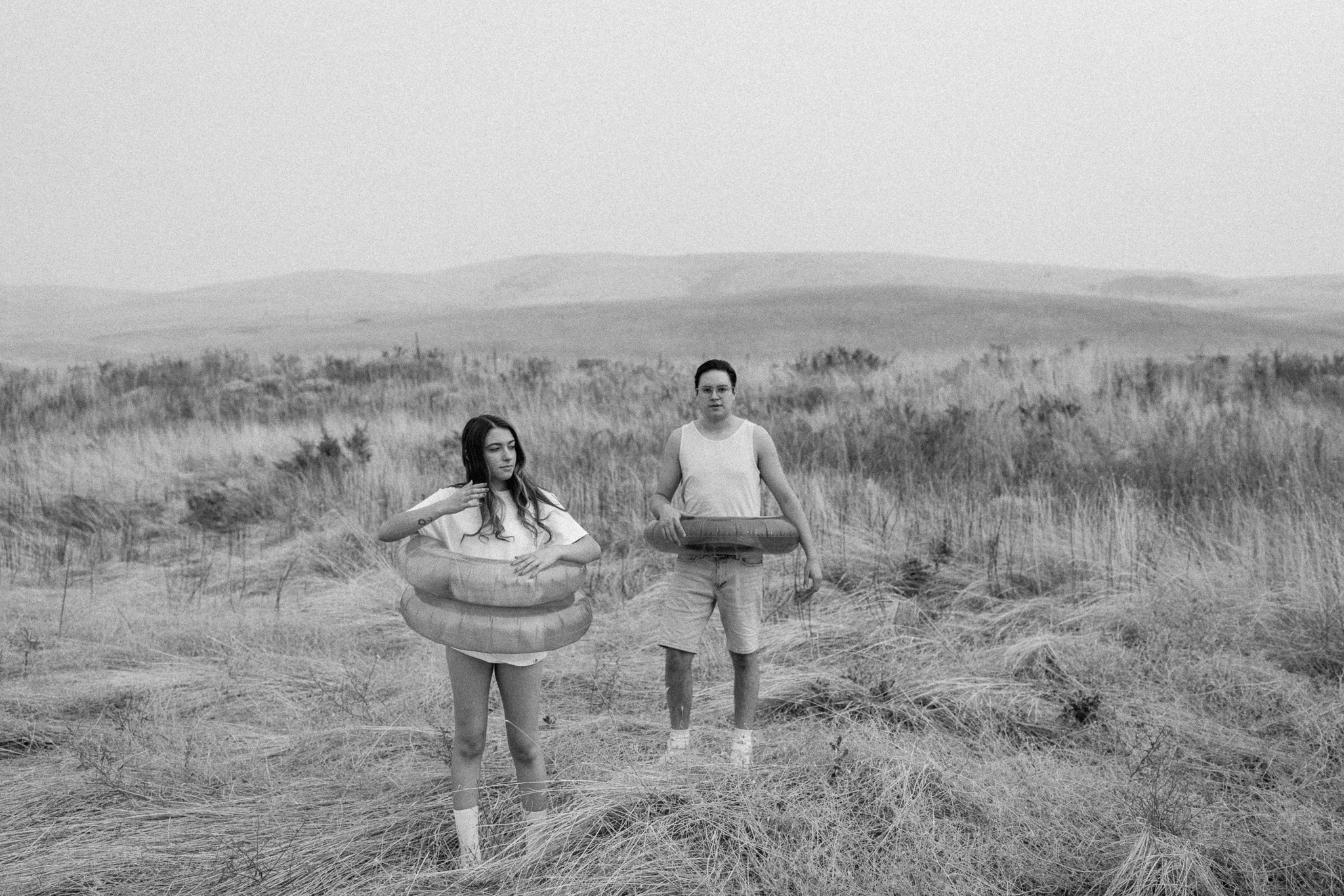 Quirky, creative, ethereal couples photography by the snake river in Washington State. eccentric engagement shoot 