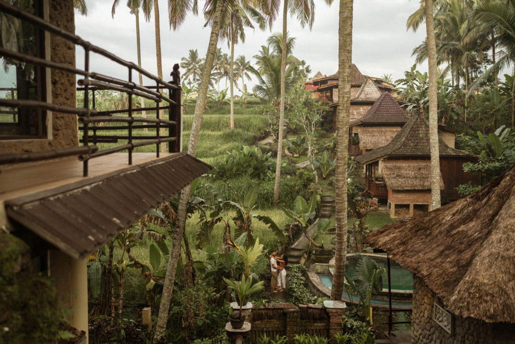 Early morning engagement session in bali