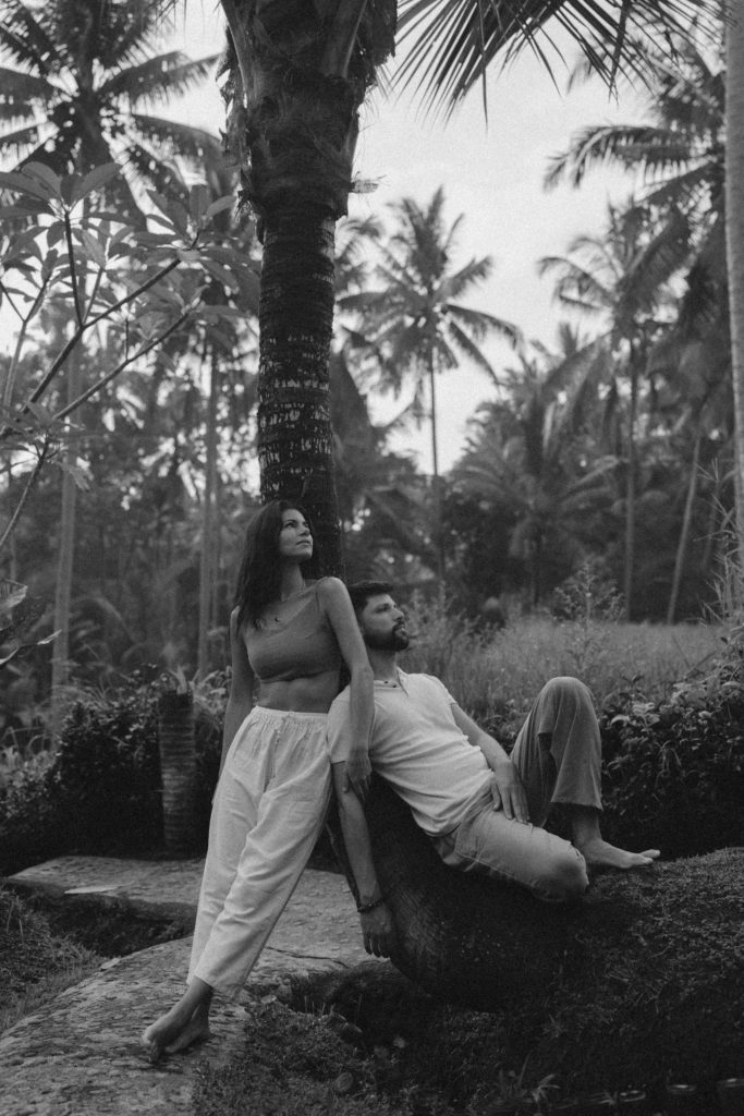 Early morning engagement session in bali