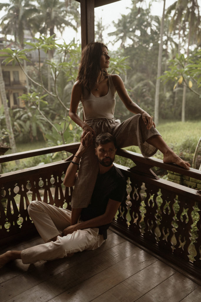 Early morning engagement session in bali