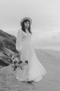 Victorian inspired ethereal oregon coast elopement