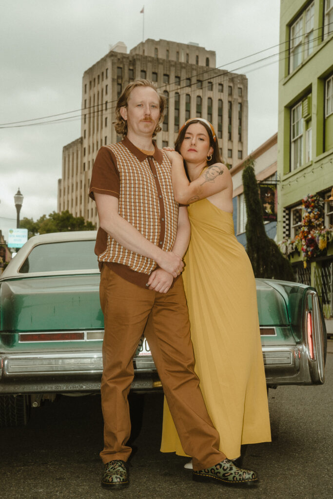 Funky engagement photos in tacoma washington