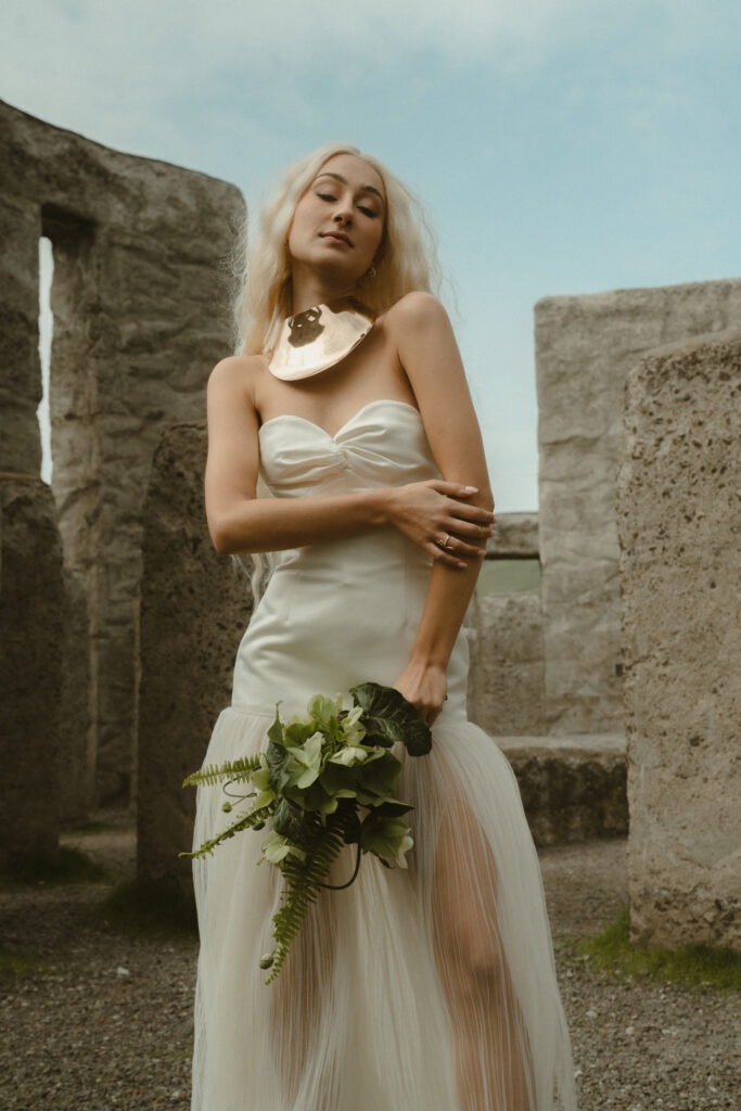 gladiator styled alternative wedding photos