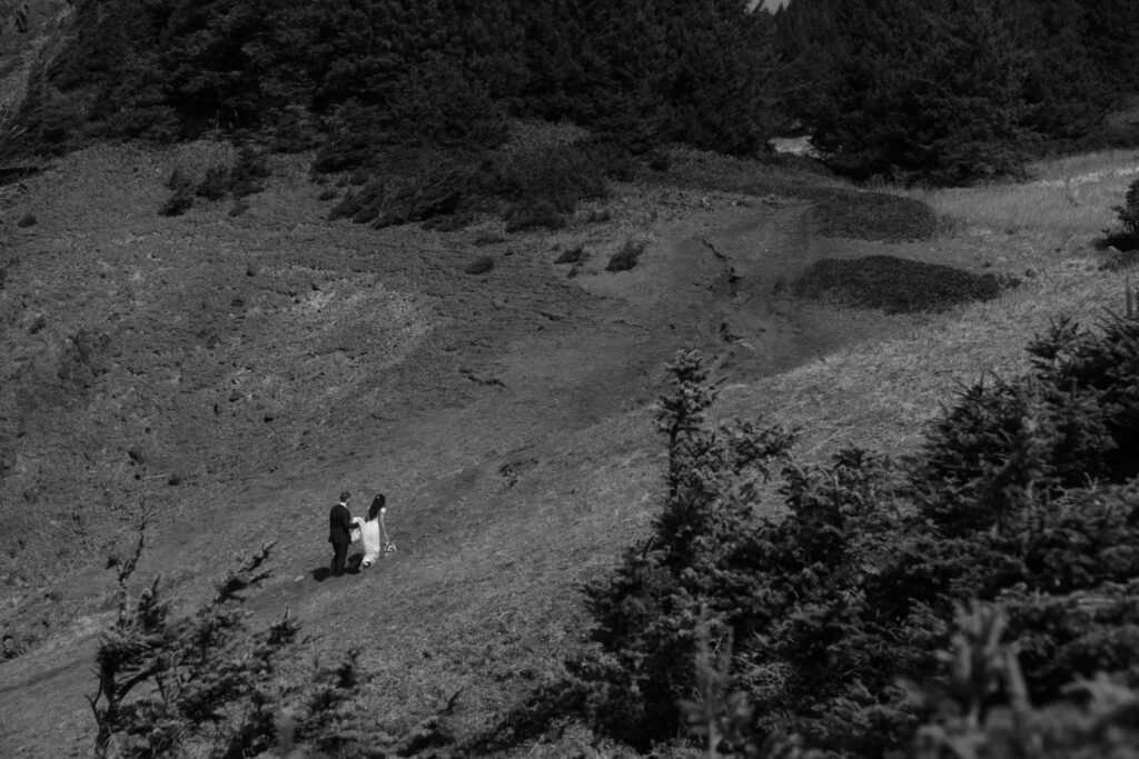 oregon coast elopement at elk flats