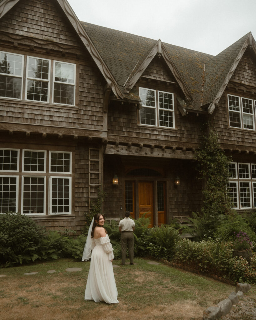 Queer intimate Redwoods elopement