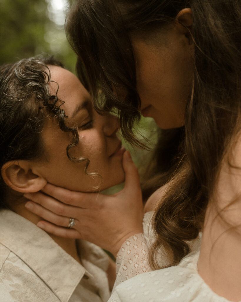 Queer intimate Redwoods elopement