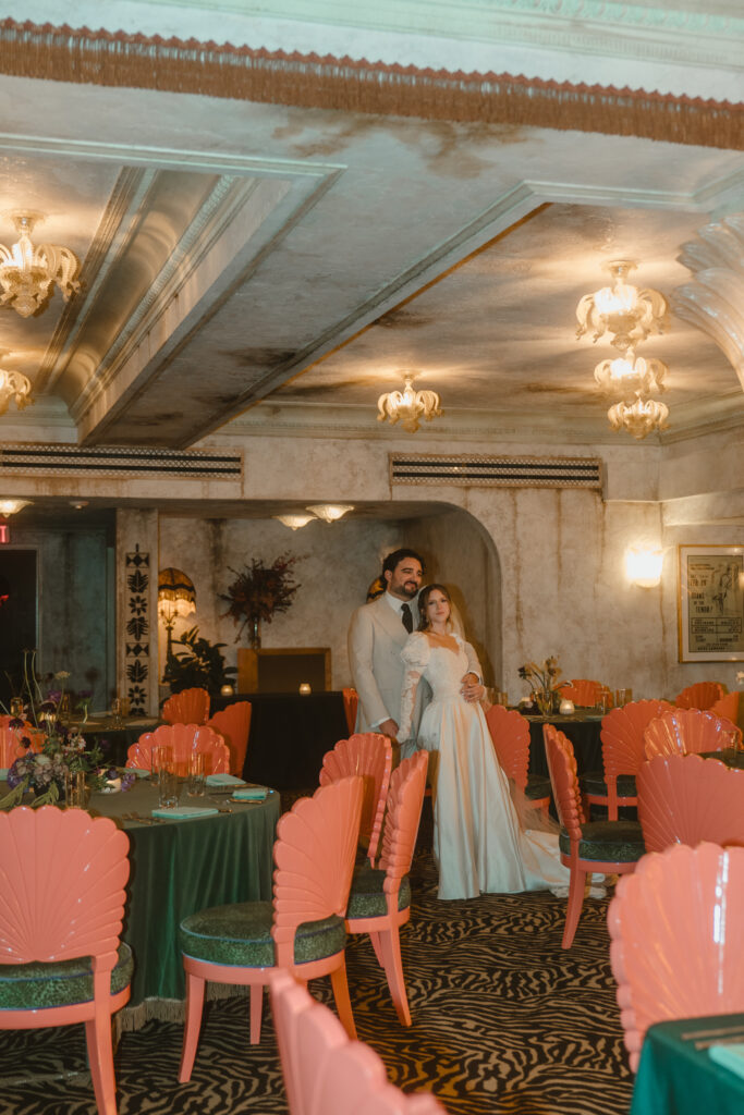 Lafayette Hotel Lou Lou’s wedding reception