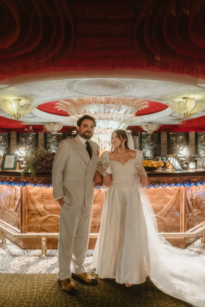 Lafayette Hotel Lou Lou’s wedding reception